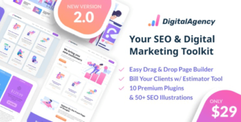 SEO WP: Digital Marketing Agency & Social Media Company Theme