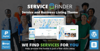 Service Finder – Provider and Business Listing WordPress Theme