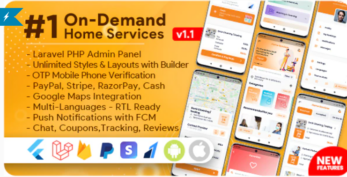 Service Provider App for On-Demand Home Services Complete Solution v3.2.0