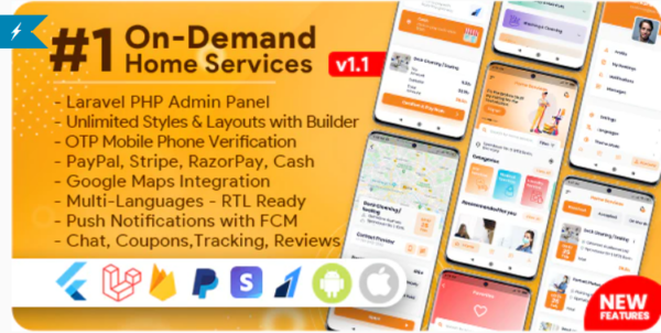 Service Provider App for On-Demand Home Services Complete Solution v3.2.0