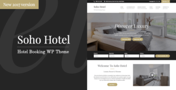 Soho Hotel Booking – Hotel WordPress Theme