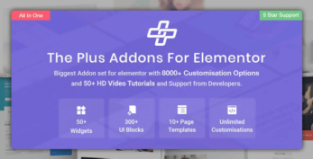 The Plus – Addon for Elementor Page Builder WordPress Plugin