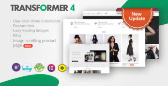 v4.7.0 Transformer PrestaShop Theme [PrestaShop 1.7]