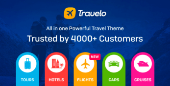 Travelo v4.2.6 – Travel/Tour Booking Responsive WordPress Theme