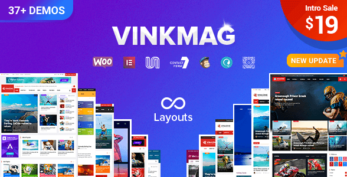 Vinkmag – Multi-concept Creative Newspaper News Magazine WordPress Theme