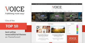 Voice – Clean News/Magazine WordPress Theme