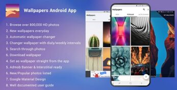 Wallpapers Android App v0.0.2 – Admob Ready