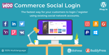 WooCommerce Social Login – WordPress Plugin