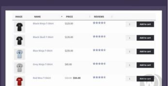 WooCommerce Product Table