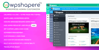 WordPress Admin Theme – WPShapere