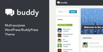 Buddy: Simple WordPress & BuddyPress Theme