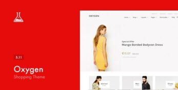 Oxygen v5.18 – WooCommerce WordPress Theme