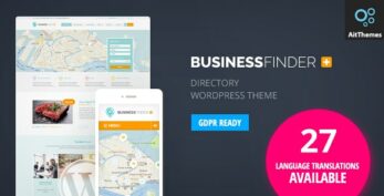 Business Finder: Directory Listing WordPress Theme