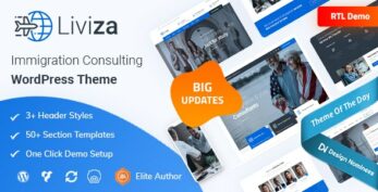 Liviza v3.7 – Immigration Consulting WordPress Theme