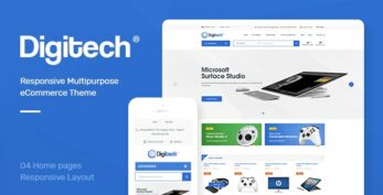 Digitech v1.1.8 – Technology Theme for WooCommerce WordPress