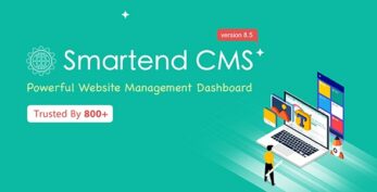 SmartEnd CMS v10.0.4 – Laravel Admin Dashboard with Frontend and Restful API