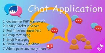 Chat Manager v3.6.5 – Codeigniter ( Socket.io) Node.js