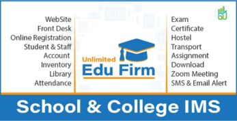 Unlimited Edu Firm School & College Information Management System (23 November 2023)