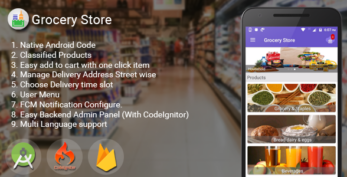 Grocery Store Android App | Full Applications