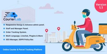 CourierLab v1.1 – Online Courier And Parcel Tracking Platform