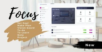 Focus v1.2.0 – Productivity Management Tool