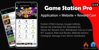 Game Station Pro (Application and Website) v2.1.0