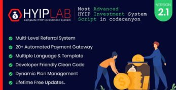 HYIPLAB v5.4 – Complete HYIP Investment System