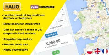 Halio: WooCommerce Taxi Booking Plugin