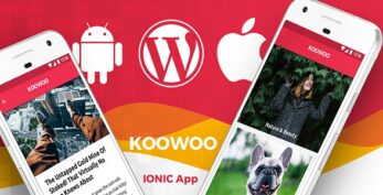 Koowoo v2.3 – WordPress News Android App + WordPress Blog iOS App IONIC 3 Full Application