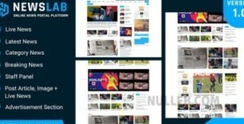 NewsLab v1.1 – Online Newspaper And Magazine Platform