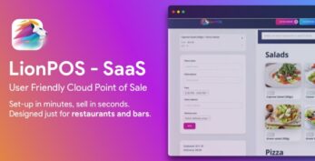 Lion POS v4.0.3 – SaaS Point Of Sale Script for Restaurants and Bars with floor plan