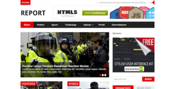 MyThemeShop Report WordPress Theme