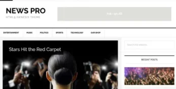 StudioPress News Pro Genesis WordPress Theme