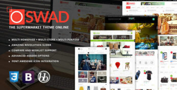 Responsive Supermarket Online Theme – Oswad