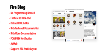 Fire Blog v1.3 – Native Android Blog or News App with Firebase Back-end