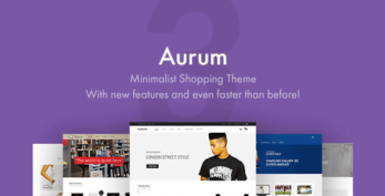Aurum v4.0.7 – Minimalist Shopping Theme