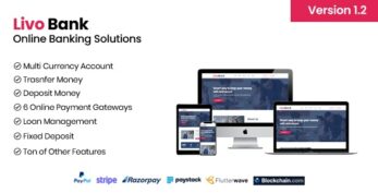 Livo Bank v1.3.3 – Complete Online Banking System