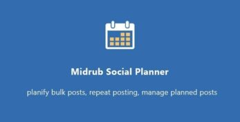 Midrub Social Planner - planify your social life