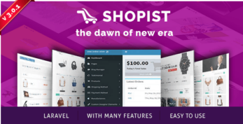 Shopist v3.0.0 – Laravel Multivendor eCommerce, CMS and Designer