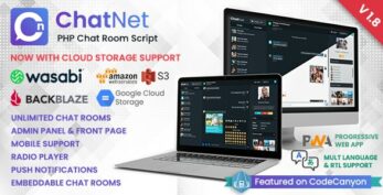 ChatNet v1.11 – PHP Chat Room & Private Chat Script