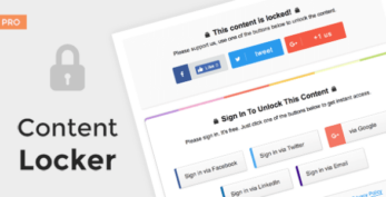 MyThemeShop Content Locker – Pro