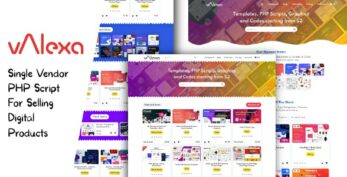 Valexa v4.3.0 – PHP Script For Selling Digital Products And Digital Downloads