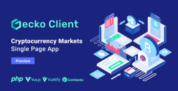 Gecko Client v1.2.0 – Crypto Currency Markets Single Page App