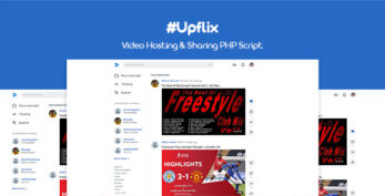 Upflix v1.0.3 – Video Hosting & Sharing PHP Script