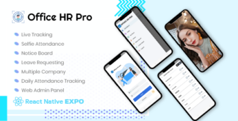 Office HR Pro v1.0 – Live tracking app + Web Admin Panel
