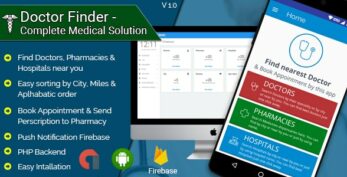 Doctor Finder v1.5 – Complete Medical Solution Android Application