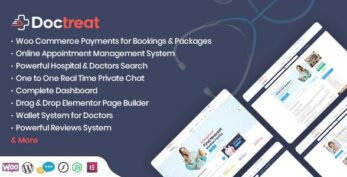 Doctreat v1.6.7 – Doctors Directory WordPress Theme