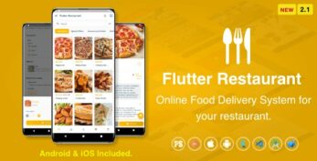 Flutter Restaurant v1.9 – Online Food Delivery System For iOS and Android