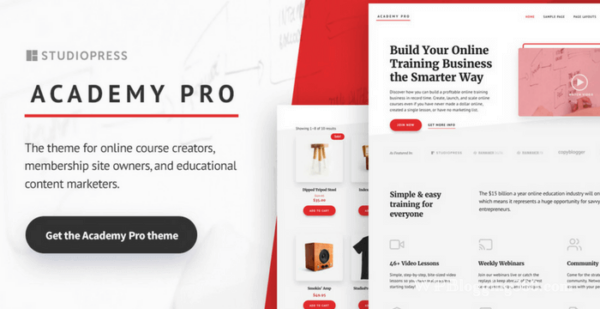 StudioPress Academy Pro Genesis WordPress Theme