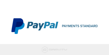 Gravity Forms Paypal Payments Standard Addon